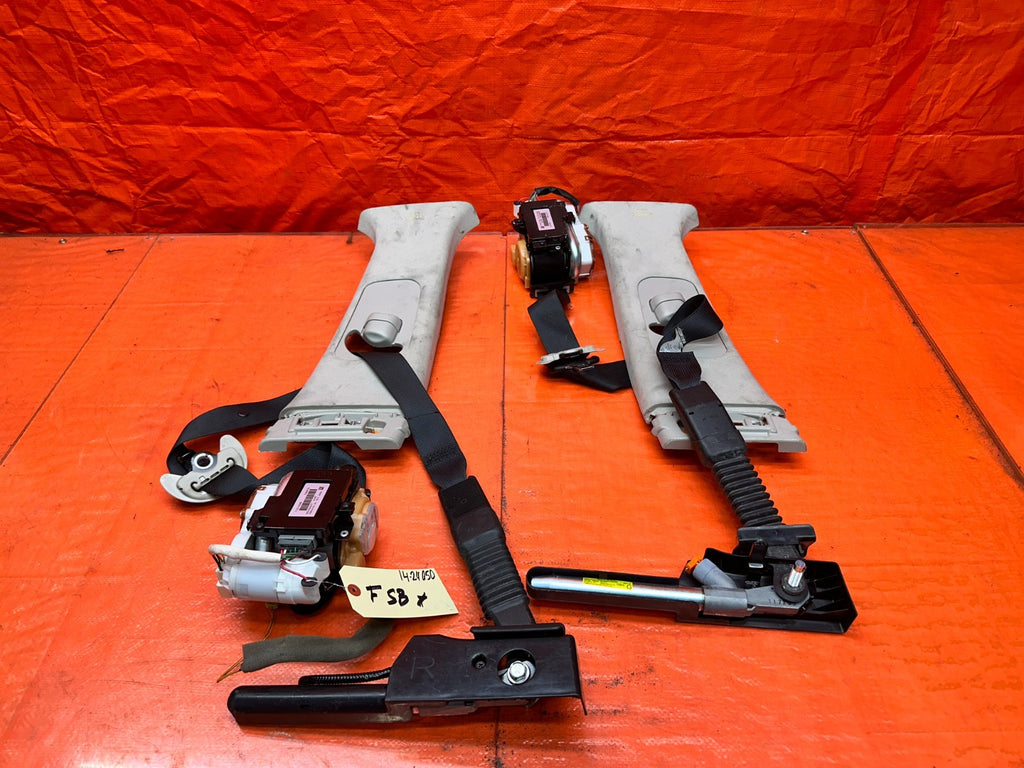 14 24 INFINITI Q50 FRONT  LEFT RIGHT SEAT BELTS W/ PRE CRASH OPTION OEM #Q500