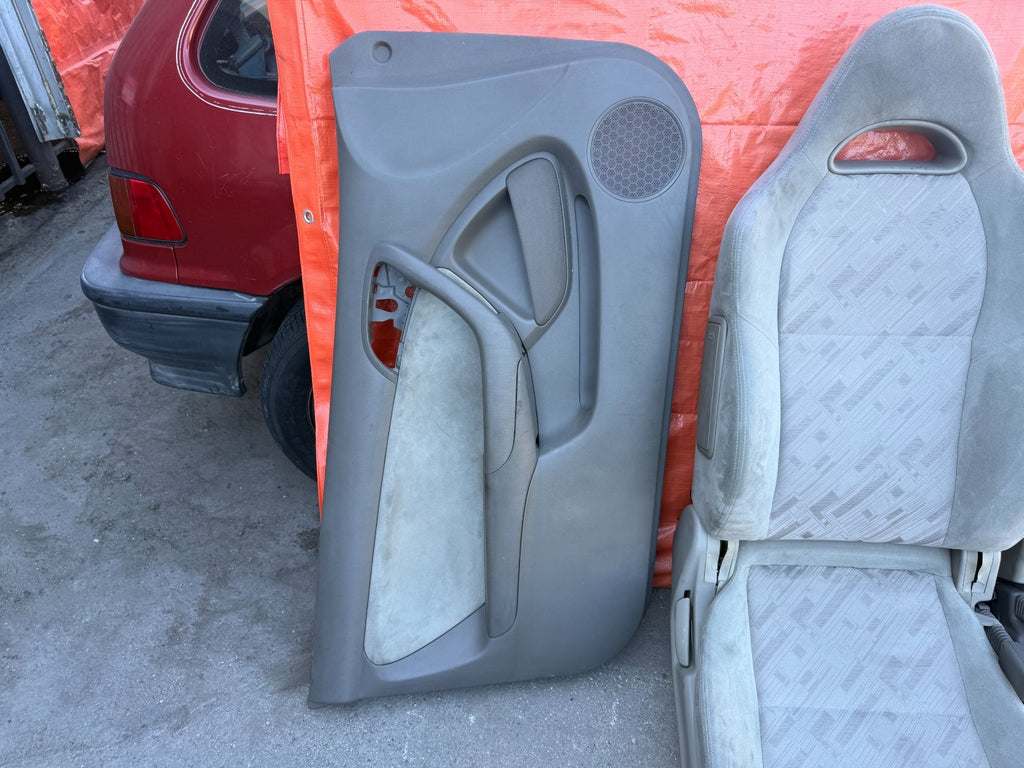 02 06 ACURA RSX   COMPLETE CLOTH INTERIOR   FRONT SEATS REAR SEATS DOOR PANELS4