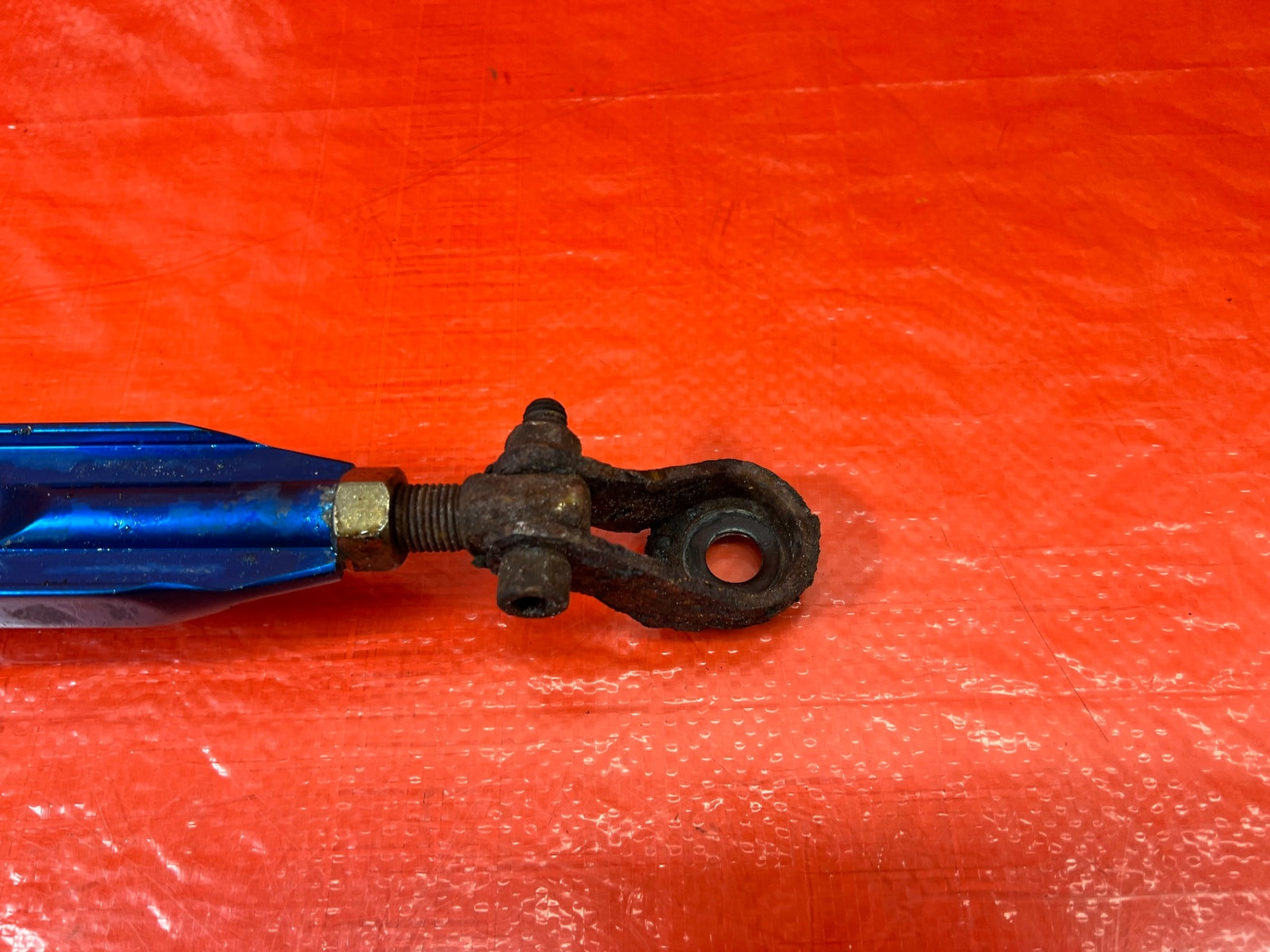 02 06 ACURA RSX   MEGAN   MEGAN REAR LOWER TIE BAR SUBFRAME BRACE   RUST   #1794