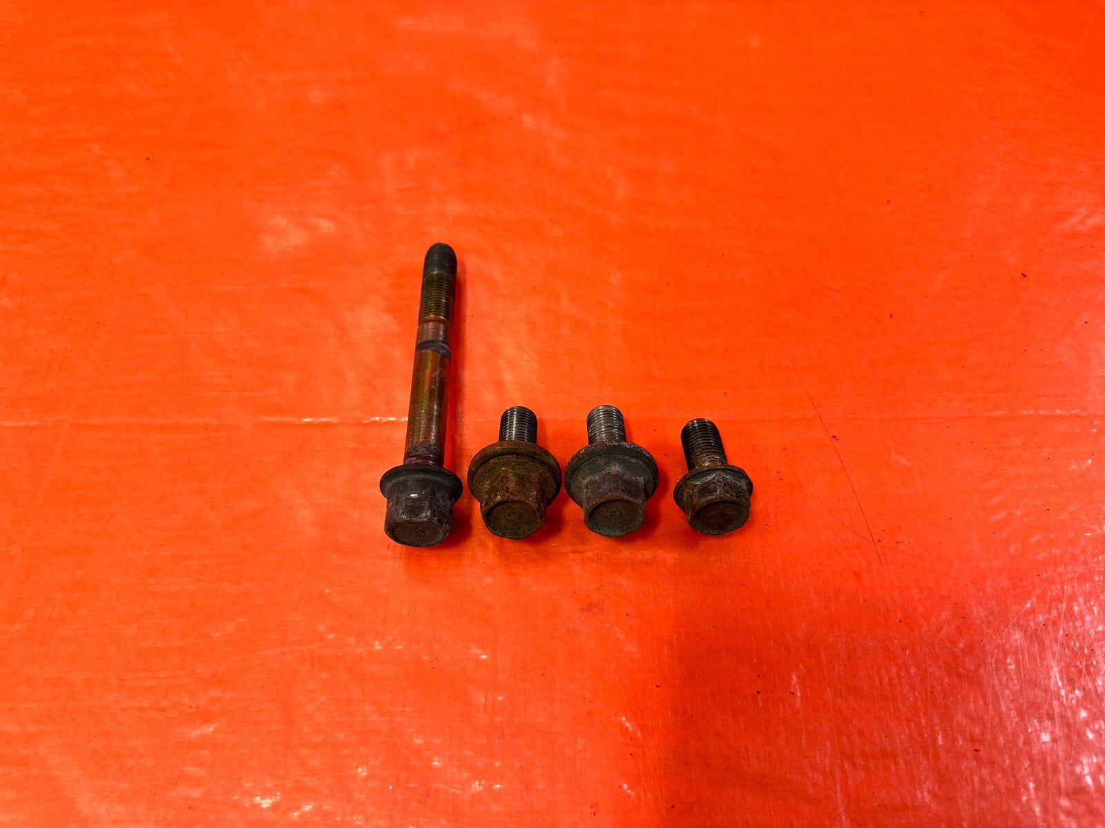 93 97 HONDA DEL SOL   PASSENGER RIGHT TRANSMISSION MOUNT BOLTS HARDWARE OEM 2941