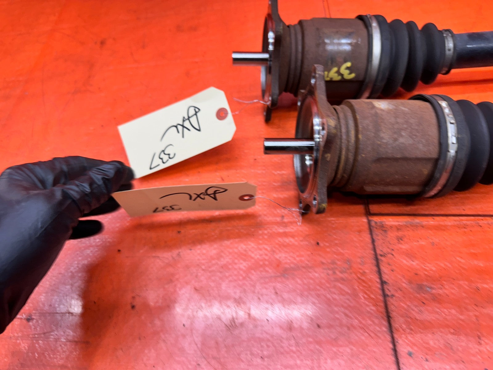 00 03 HONDA S2000 AP1 2.0L REAR DRIVE CV AXLES HALF SHAFTS LEFT RIGHT SET OEM #317