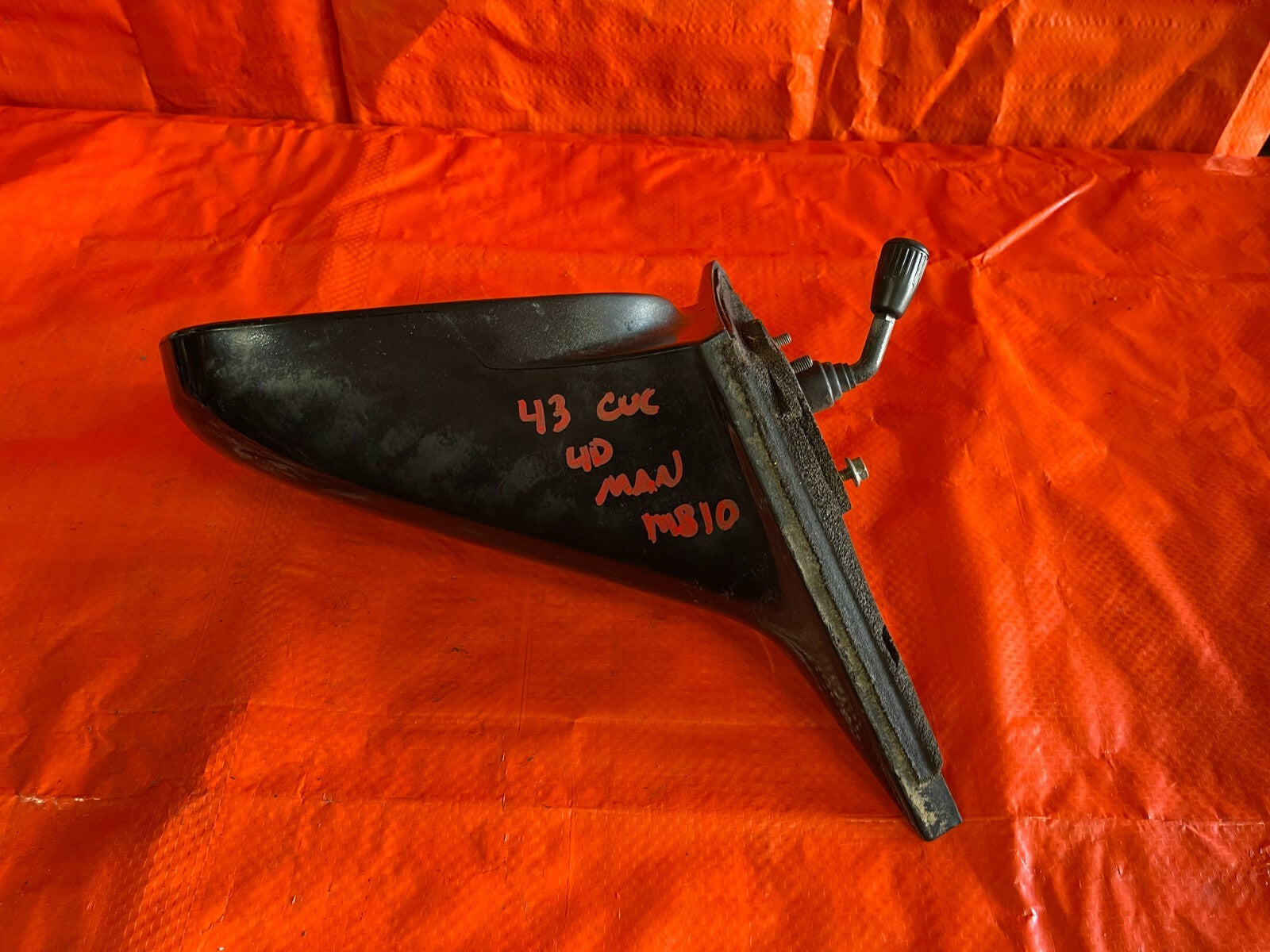 96 00 HONDA CIVIC 4D SEDAN   NON POWER MANUAL   DRIVER LEFT SIDE VIEW MIRROR OEM9