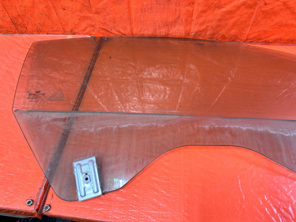 10 16 HYUNDAI GENESIS COUPE   PASSENGER RIGHT FRONT   DOOR GLASS WINDOW OEM #3264