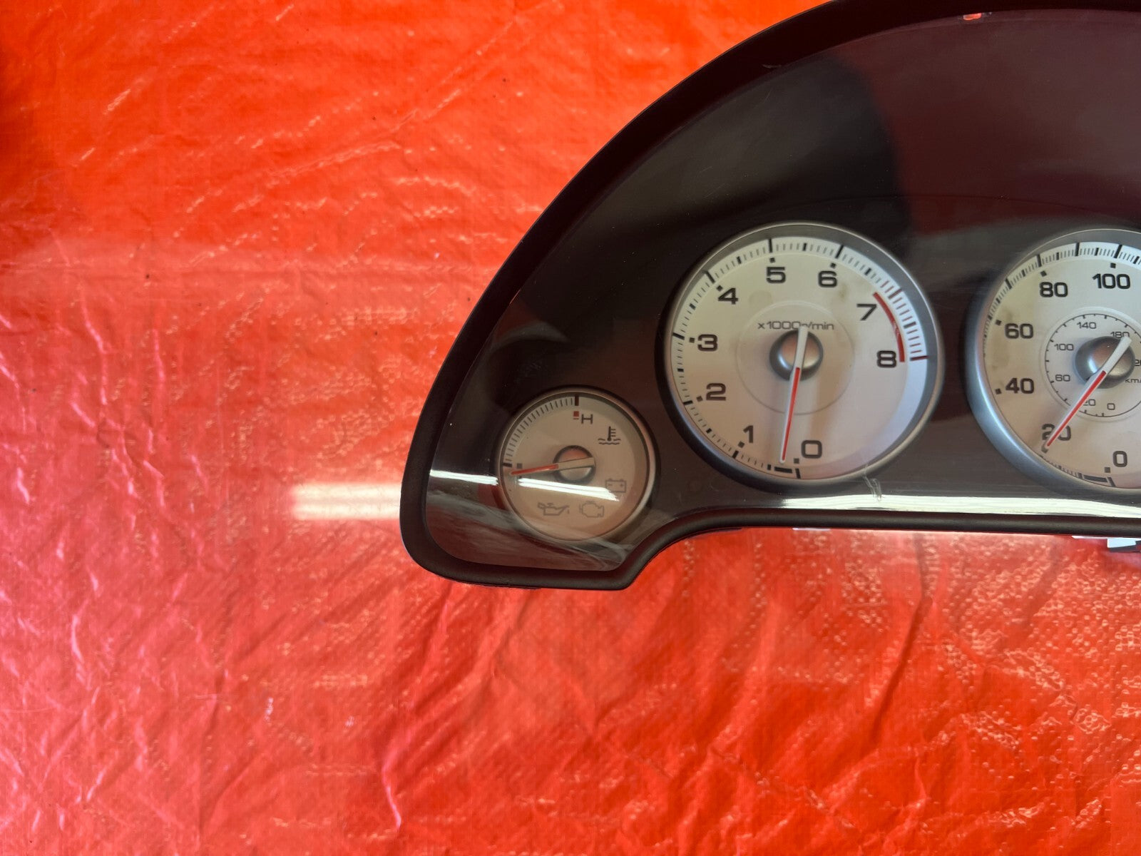 05 06 ACURA RSX BASE   MANUAL INSTRUMENT GAUGE CLUSTER SPEEDOMETER 202K OEM #1286
