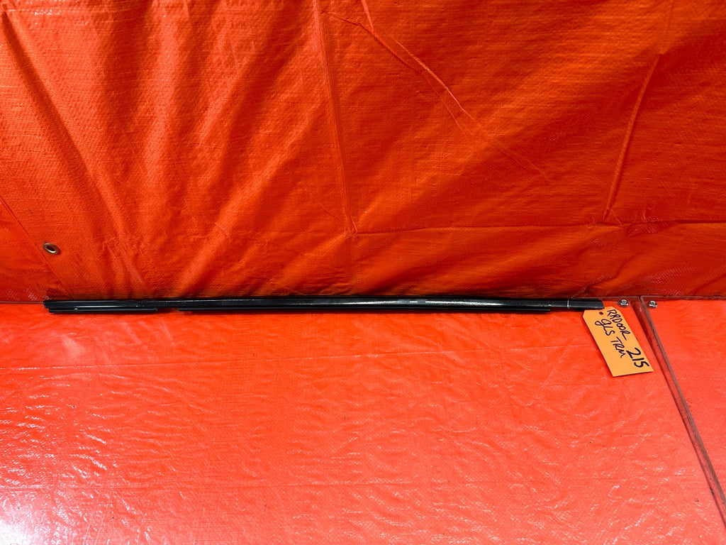14 20 INFINITI Q50   PASSENGER RIGHT REAR EXTERIOR WINDOW GLASS TRIM   OEM #2150
