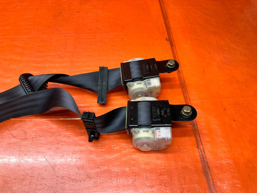 97 01 HONDA PRELUDE 2.2L LEFT RIGHT REAR SEAT BELTS BUCKLE RETRACTOR OEM #3358