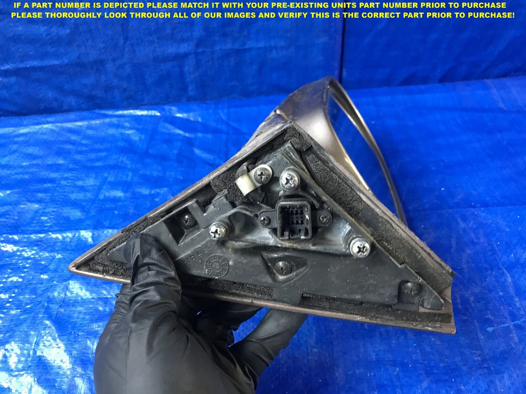 OEM 1990 1991 1992 1993 HONDA ACCORD DRIVER LEFT SIDE VIEW MIRROR         6