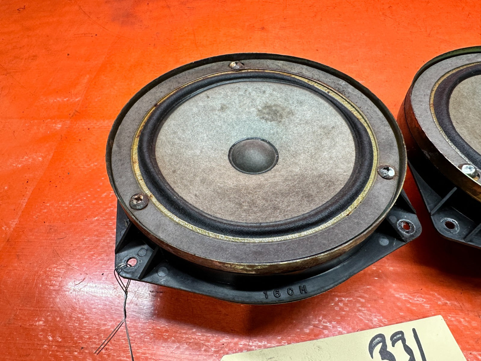 94 01 ACURA INTEGRA FRONT DOOR AUDIO SPEAKERS PAIR OEM #3315