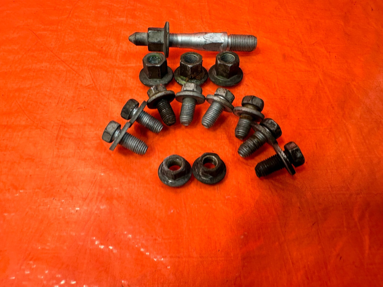 02 10 LEXUS SC430   FRONT SUBFRAME CROSSMEMBER BOLTS HARDWARE   OEM #2616