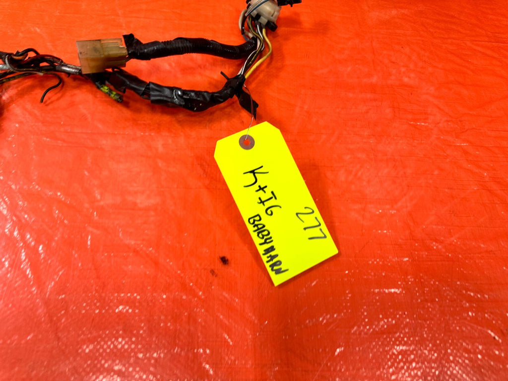 88 89 HONDA CRX DX   KEY IGNITION SWITCH WIRE HARNESS WIRING LOOM   OEM #2771