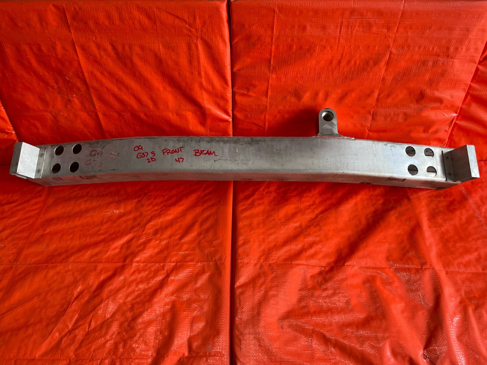 08 10 INFINITI G37 SPORT S 2D COUPE   FRONT BUMPER REINFORCEMENT CRASH BAR BEAM0
