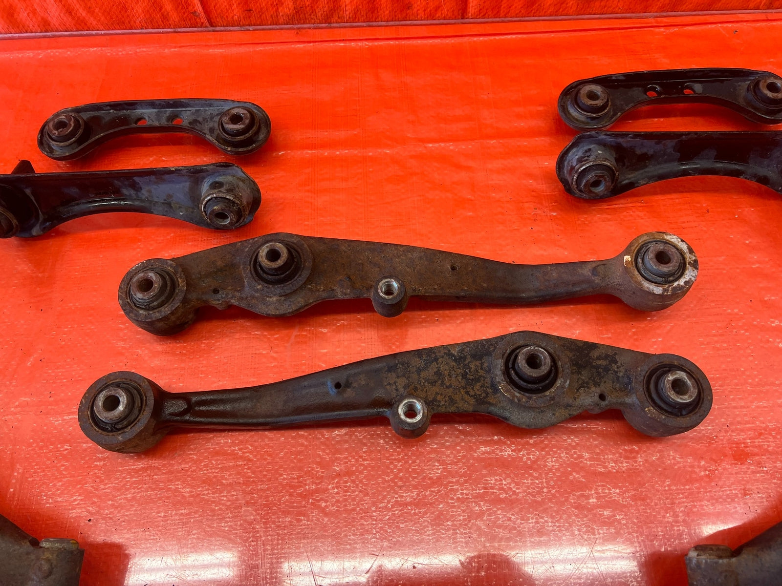 94 01 ACURA INTEGRA FULL CONTROL ARM SET UPPER LOWER FRONT REAR LEFT RIGHT ARMS10
