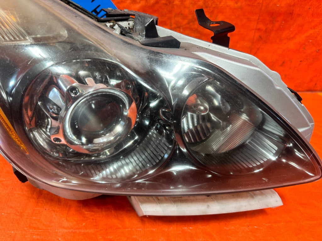 11 15 INFINITI G37 Q60 COUPE RIGHT PASSENGER HID HEADLIGHT LAMP BLACK IPL #3293