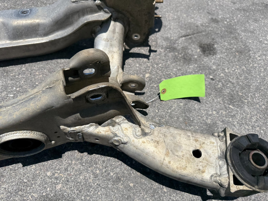 03 07 INFINITI G35 COUPE   REAR SUBFRAME CROSSMEMBER K FRAME   ALUMINUM OEM 2982