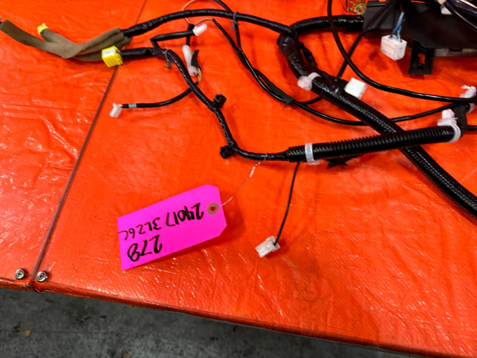 13 15 INFINITI G37 S CONVERTIBLE   BODY HARNESS WIRE WIRING LOOM   OEM #2781