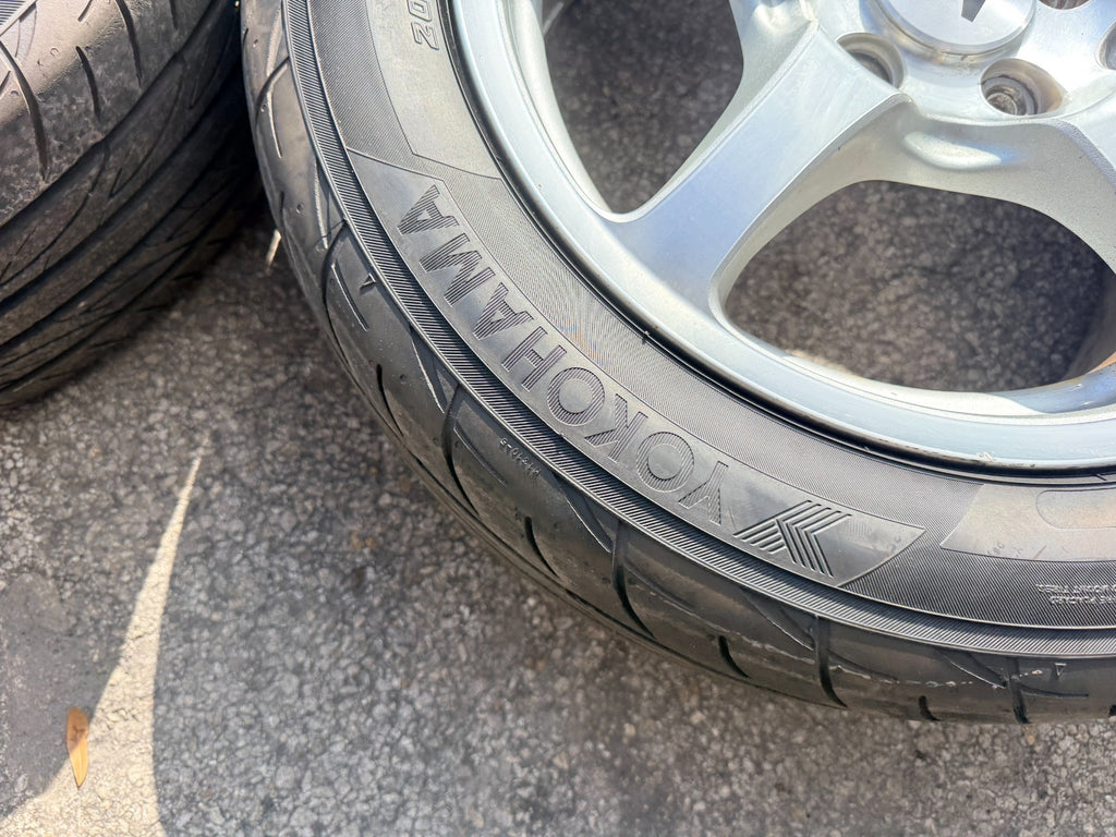 00 09 HONDA S2000   AP1 WHEELS RIMS W/ YOKOHOMA ADVAN FLEVA TIRES OEM #33718