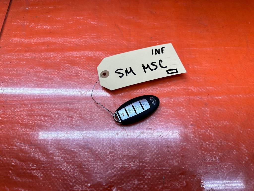 08 15 INFINITI G37 KEY FOB REMOTE KEYLESS ENTRY OEM FACTORY #53