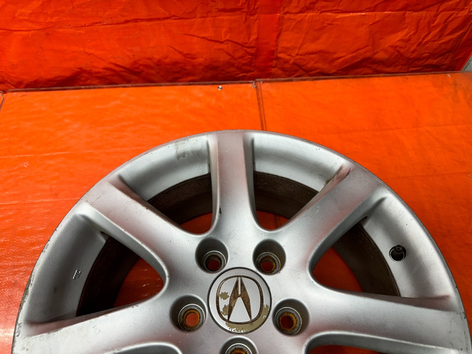 04 08 ACURA TSX 2.4L 17 INCH 7 SPOKE ALLOY WHEEL RIM 17x7 5x114.3 OEM FACTORY  18