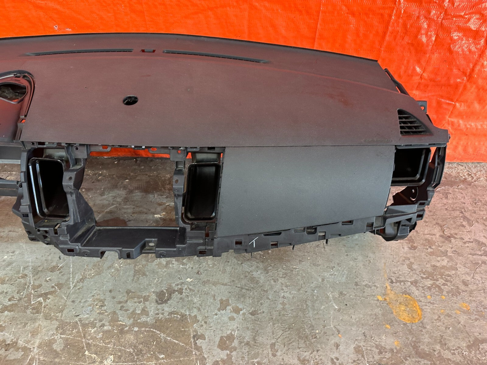 08 15 LANCER EVOLUTION X EVO 10   DASHBOARD DASH BOARD PANEL W/ BEZEL TRIMS #2146