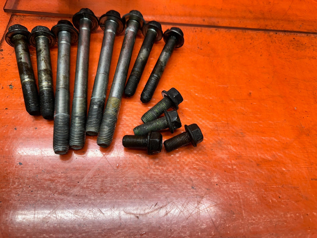04-08 ACURA TSX 4D K24A2 FRONT ENGINE CRADLE SUBFRAME BOLTS HARDWARE OEM 3424