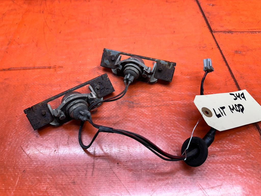 94-01 ACURA INTEGRA 2D COUPE REAR LICENSE PLATE LIGHT WIRING HARNESS OEM #3496