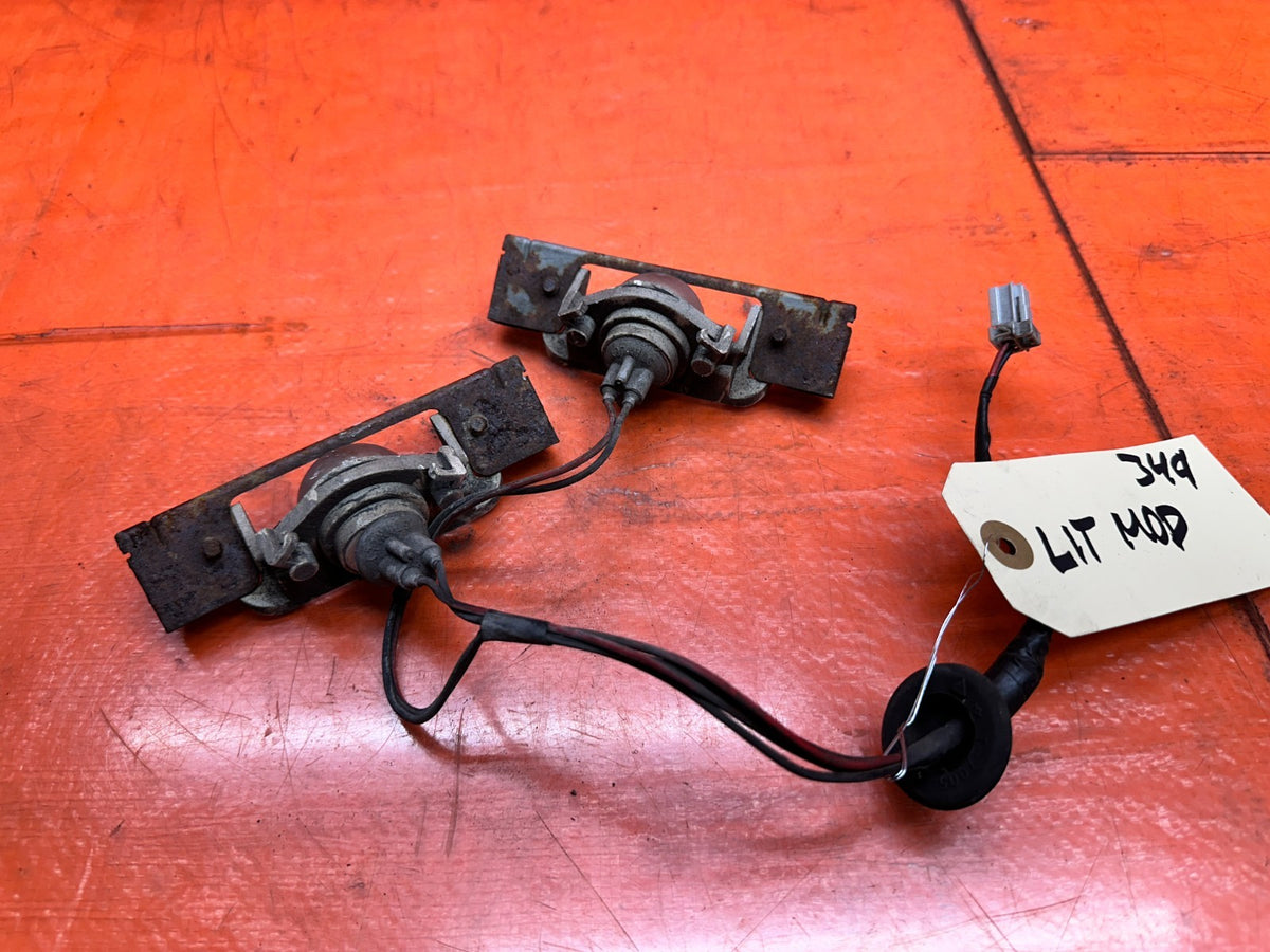 94-01 ACURA INTEGRA 2D COUPE REAR LICENSE PLATE LIGHT WIRING HARNESS OEM #3496