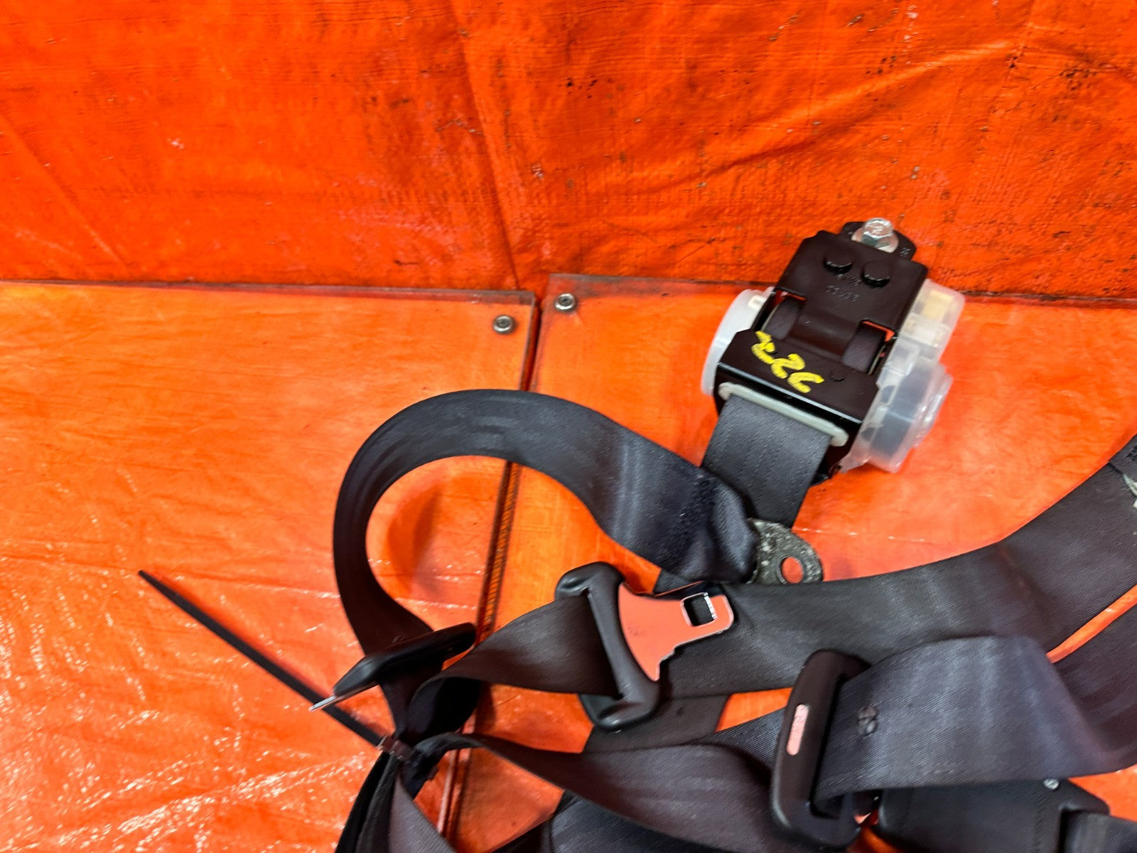 04 08 ACURA TSX   REAR SEAT BELT SET   LEFT & RIGHT SEAT BELTS   BLACK OEM #3227
