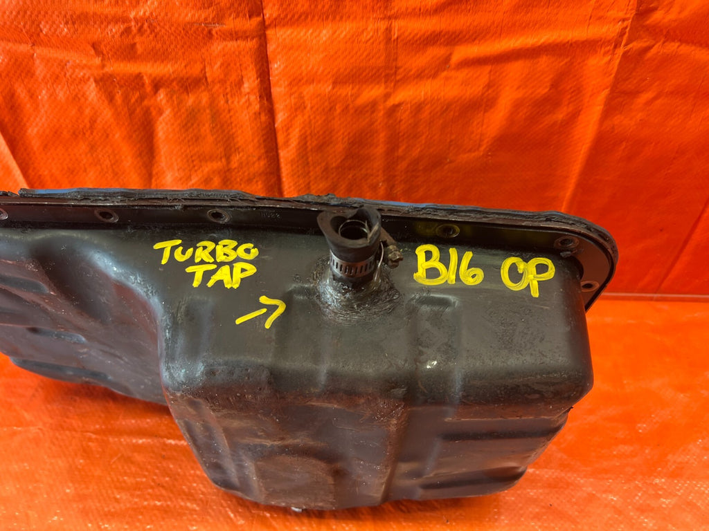 92 01 ACURA INTEGRA   NON VTEC   B18B B18A    TURBO TAPPED OIL PAN ASSEMBLY OEM4