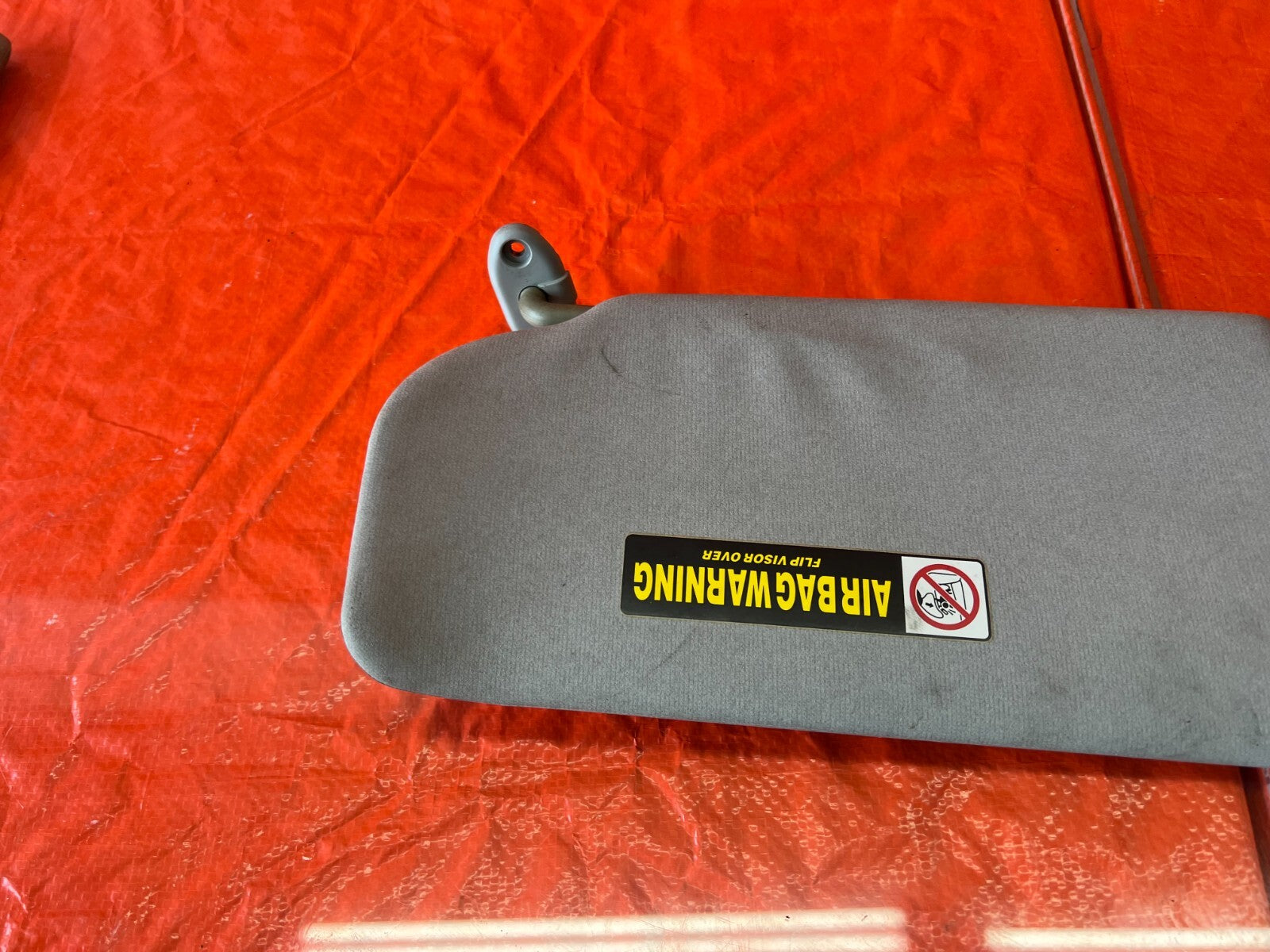 02 06 ACURA RSX   SUN VISOR   PASSENGER RIGHT SIDE   GRAY COLOR   OEM #1286