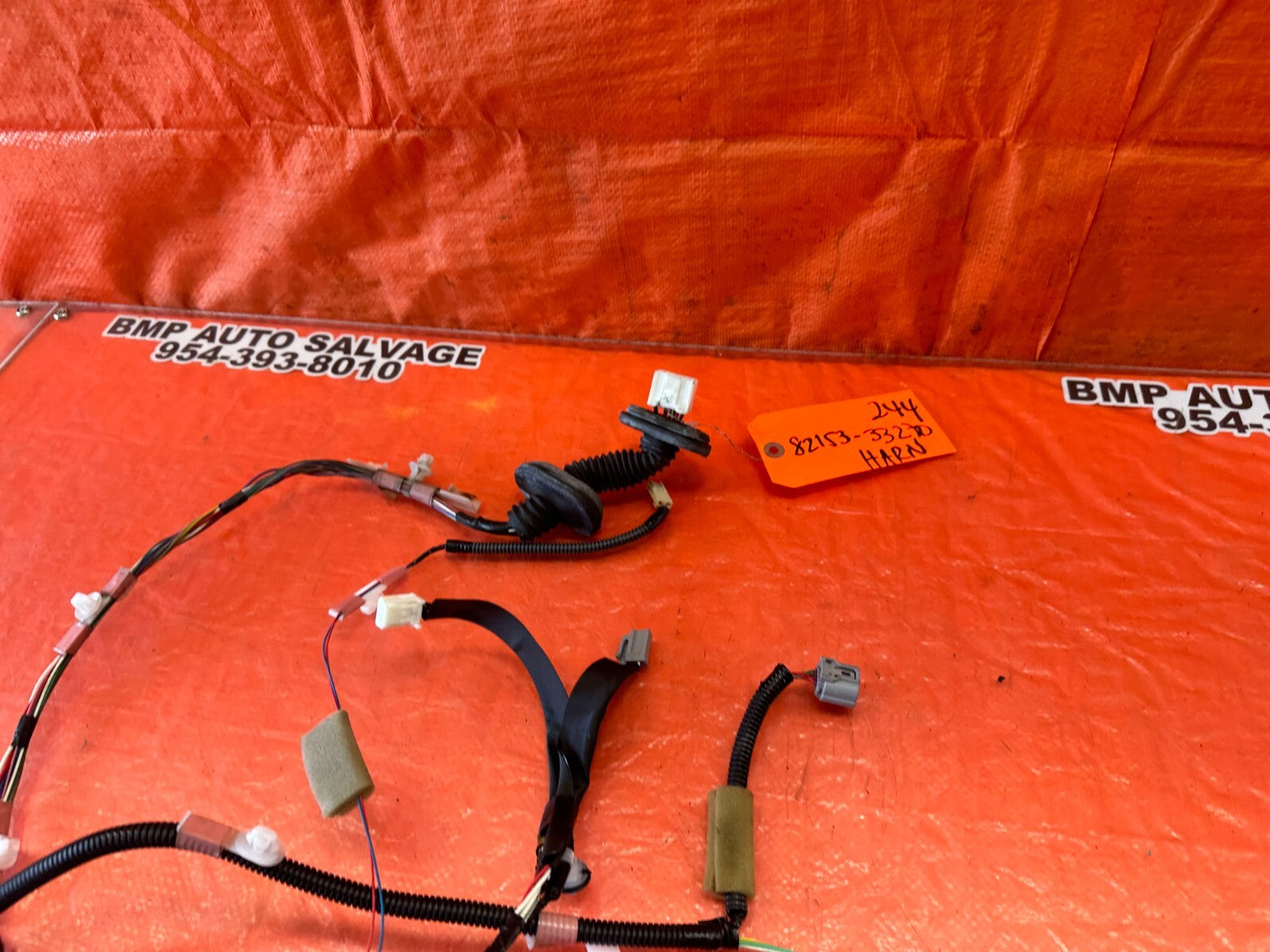 2009 09 LEXUS ES350   RIGHT FRONT DOOR WIRING HARNESS WIRE LOOM   OEM #2446
