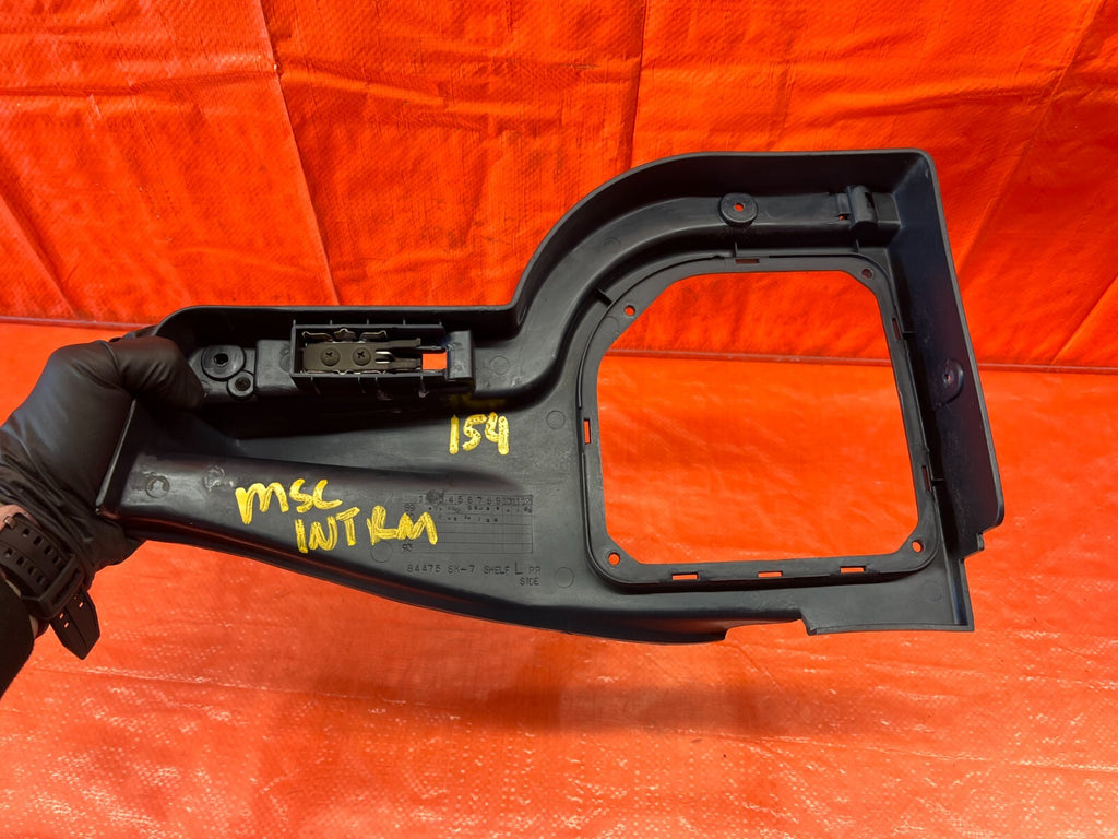 90 93 ACURA INTEGRA 2D RS   DRIVER LEFT CARGO COVER TRIM BRACKET BLUE OEM #15413