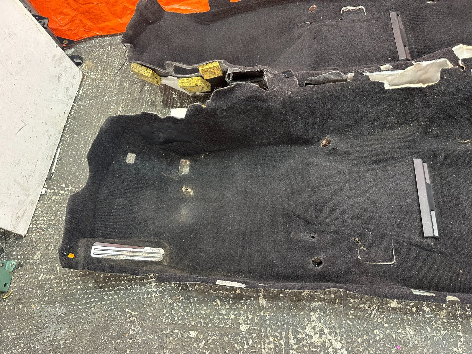 08 09 INFINITI G37 S SPORT   INTERIOR FLOOR CARPET RUG MAT   BLACK COLOR OEM 2487
