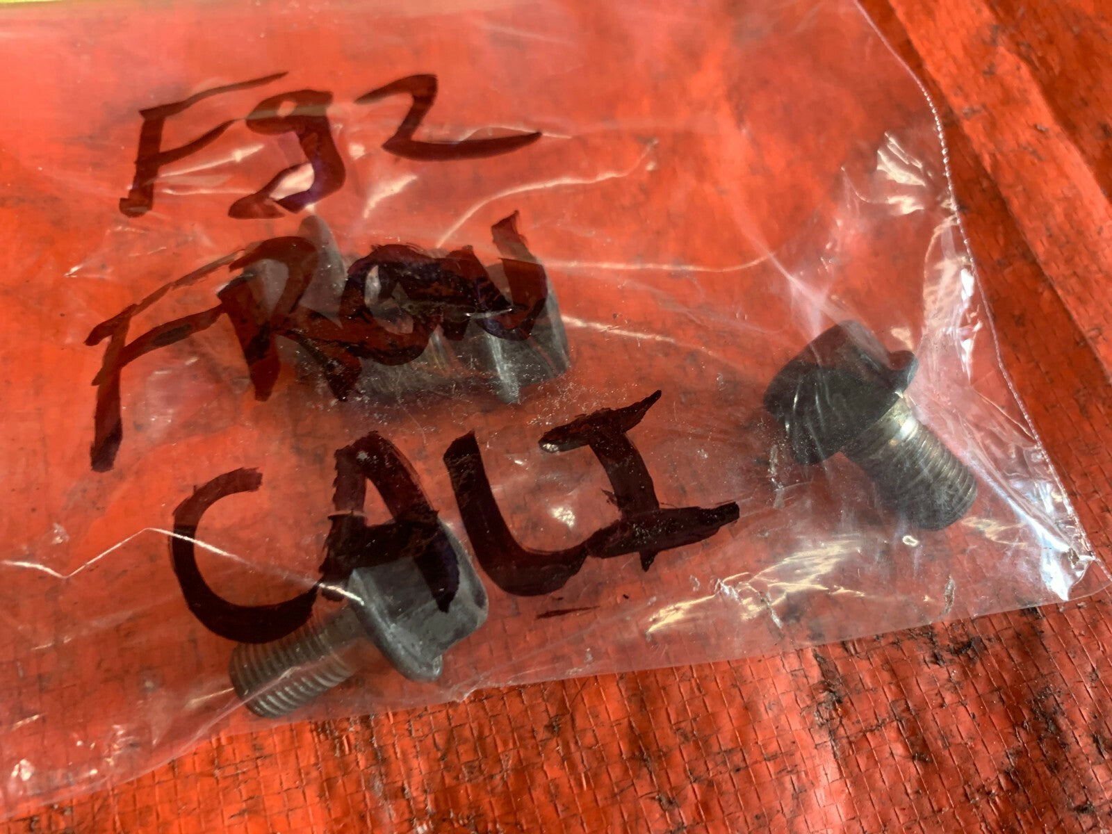 06 11 HONDA CIVIC SI   FRONT BRAKE CALIPER CALIPERS  BOLT SET BOLTS  4 TOTAL OEM1