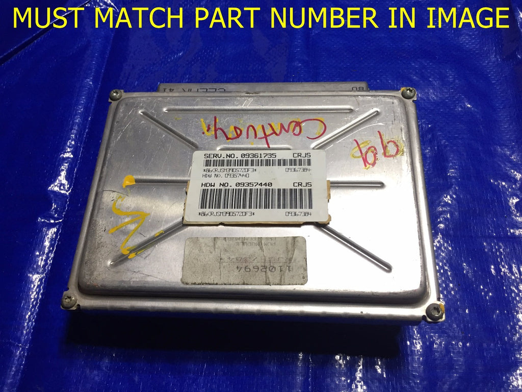 OEM 2001 BUICK CENTURY ENGINE COMPUTER ECU ECM BRAIN EBX MODULE 093673840