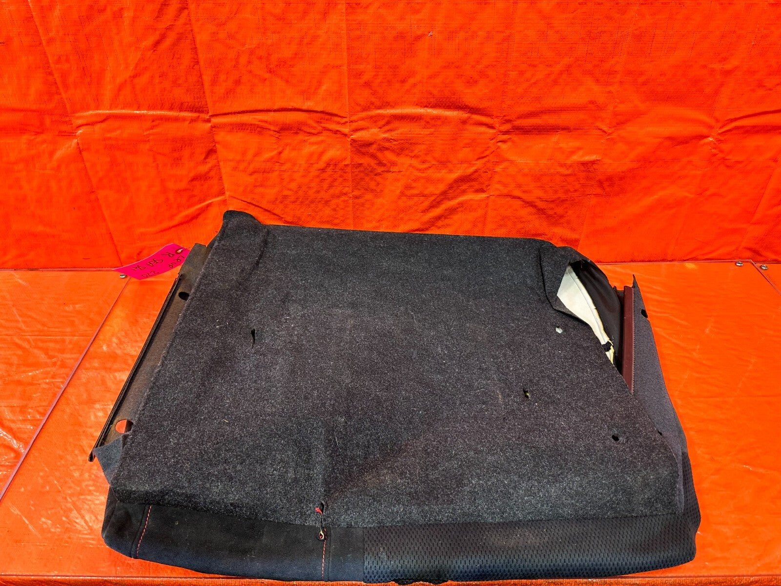 07 08 HONDA CIVIC SI SEDAN   LEFT REAR UPPER SEAT SKIN COVER FABRIC CLOTH   2708