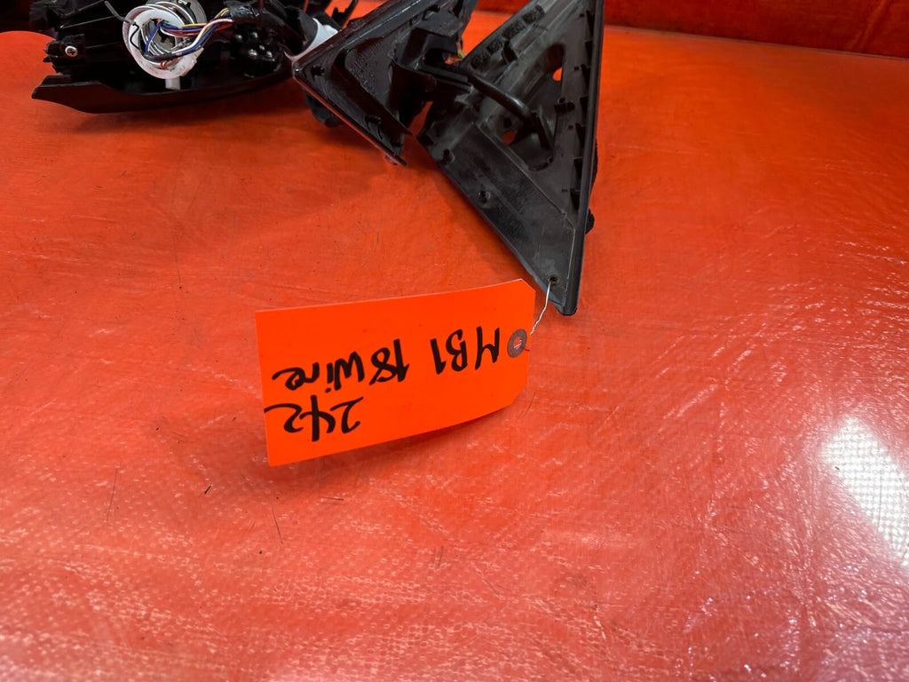 16 18 INFINITI Q50 DRIVER LEFT SIDE VIEW MIRROR   W/ CAMERA & AUTO DIM   2421