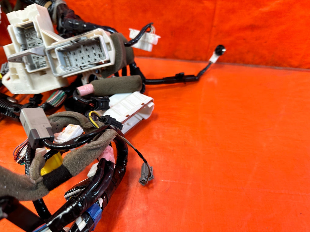 17 INFINITI Q50 RED SPORT 400 DASH BOARD CLUSTER WIRING HARNESS WIRE LOOM #24217