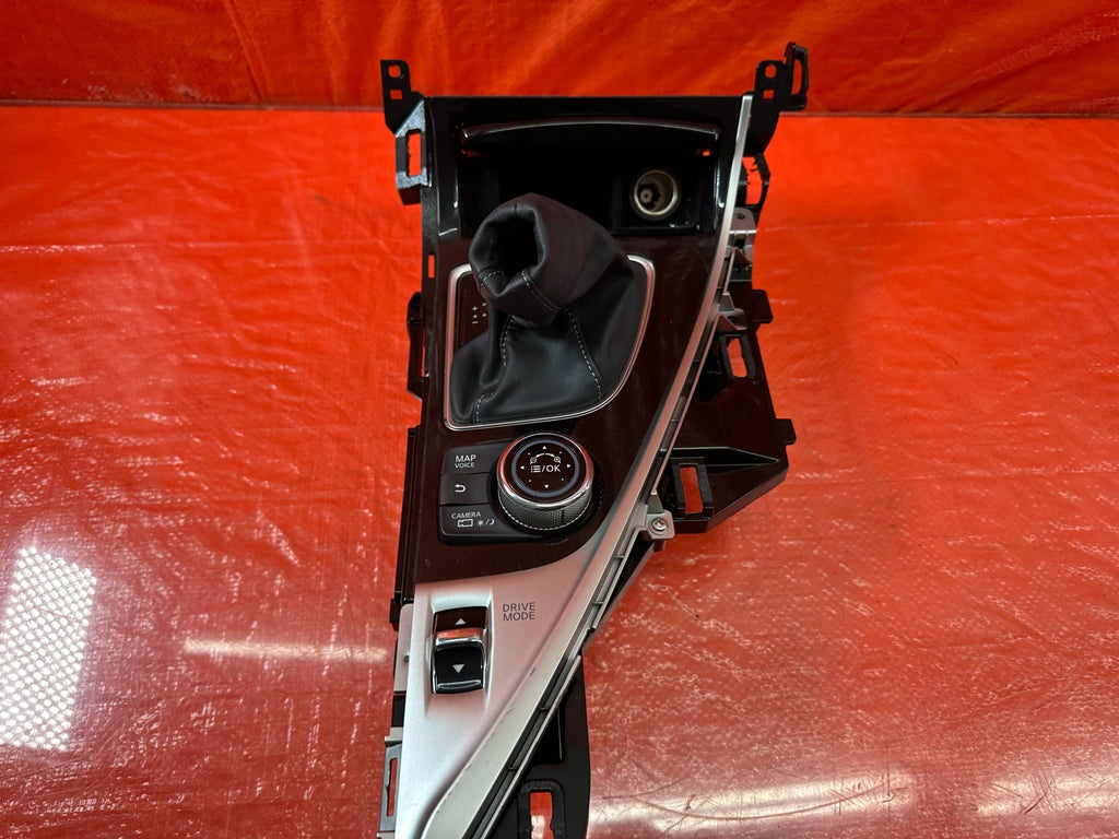 2018 18 INFINITI Q60 RED SPORT SHIFTER CONSOLE W/ NAVIGATION & CAMERA OPTION 20012