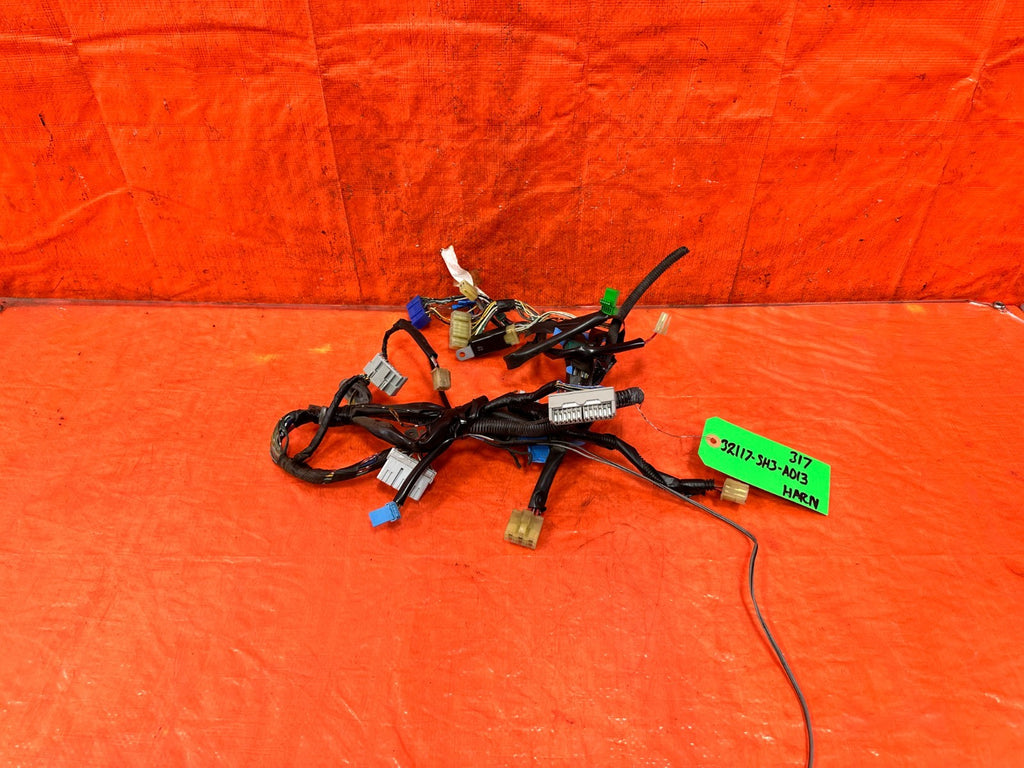 90 91 HONDA CIVIC HATCHBACK   INSTRUMENT GAUGE CLUSTER WIRING HARNESS WIRE LOOM0