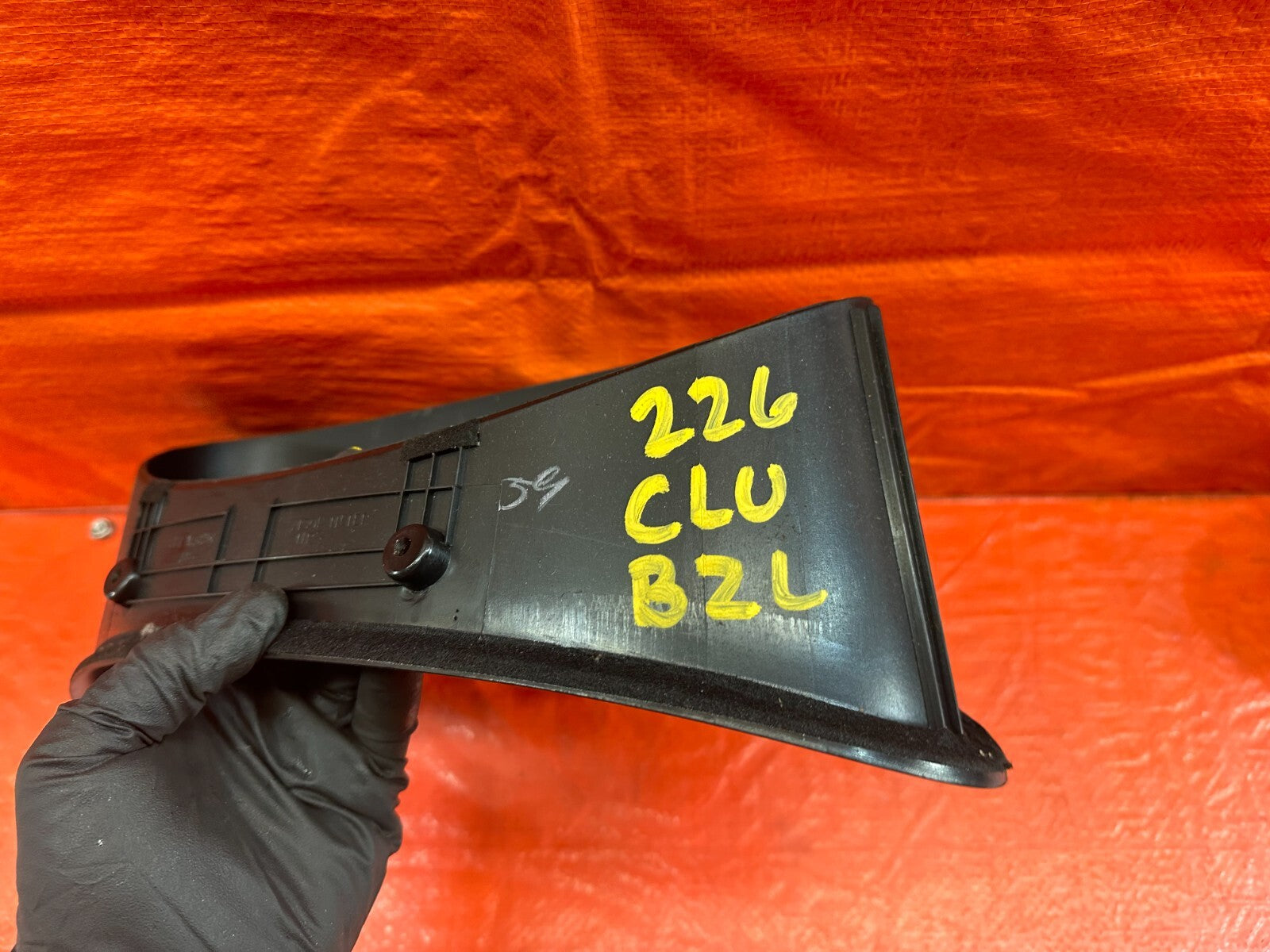 94   01 ACURA INTEGRA   INSTRUMENT GAUGE CLUSTER BLACK BEZEL PLASTIC TRIM #2266