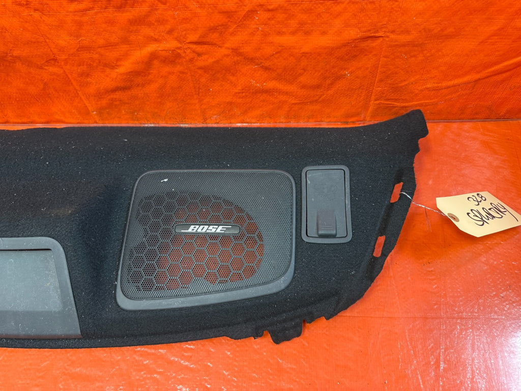 08 15 INFINITI G37 Q60 2D COUPE   REAR UPPER TRUNK TRIM / SPEAKER COVER TRAY 3283
