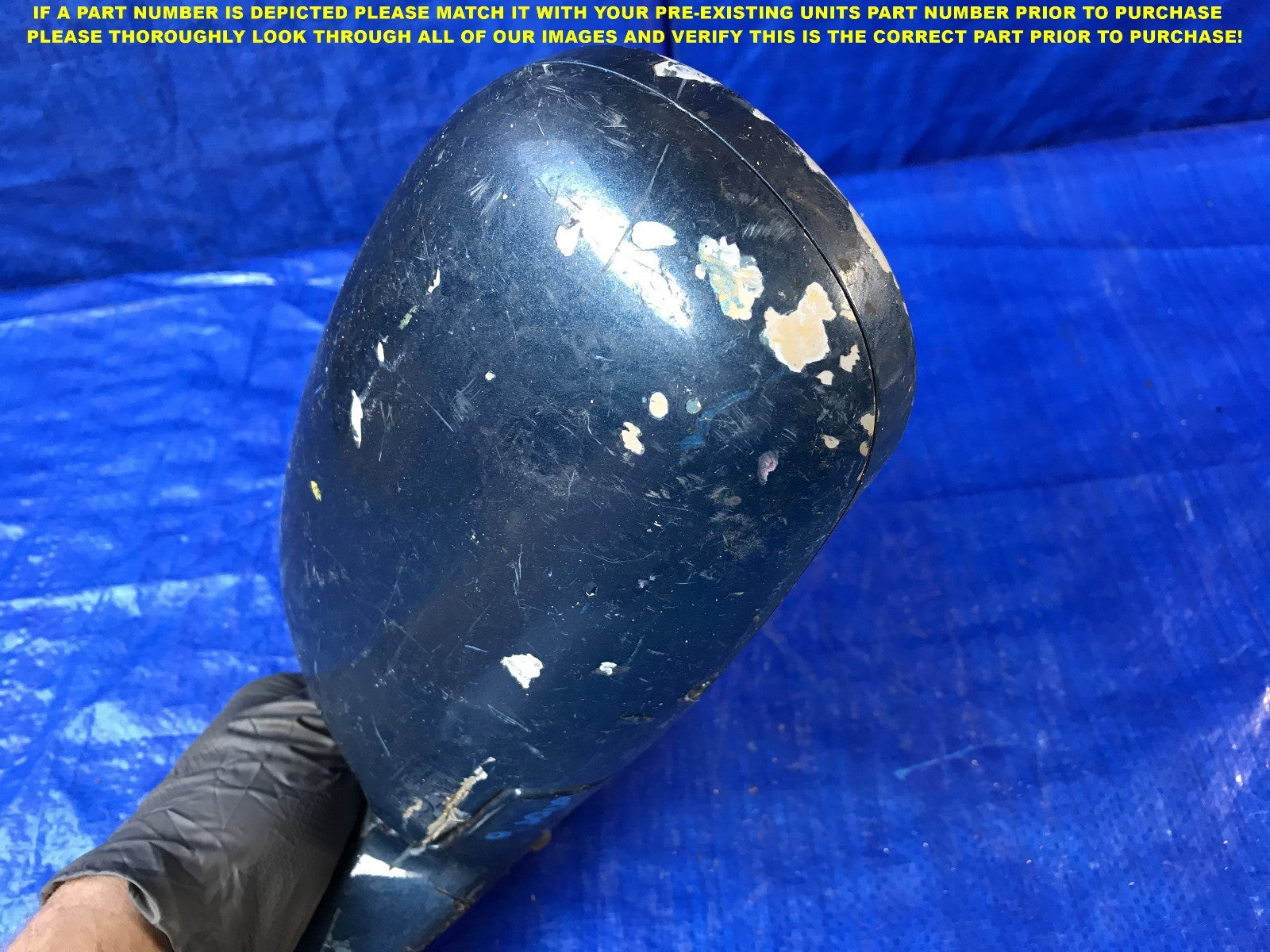 OEM 1990 1991 1992 1993 HONDA ACCORD DRIVER LEFT SIDE VIEW MIRROR       3