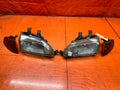1992-1995 HONDA CIVIC 2D 3D HEADLIGHTS CORNER LIGHTS PAIR SET OEM #3330