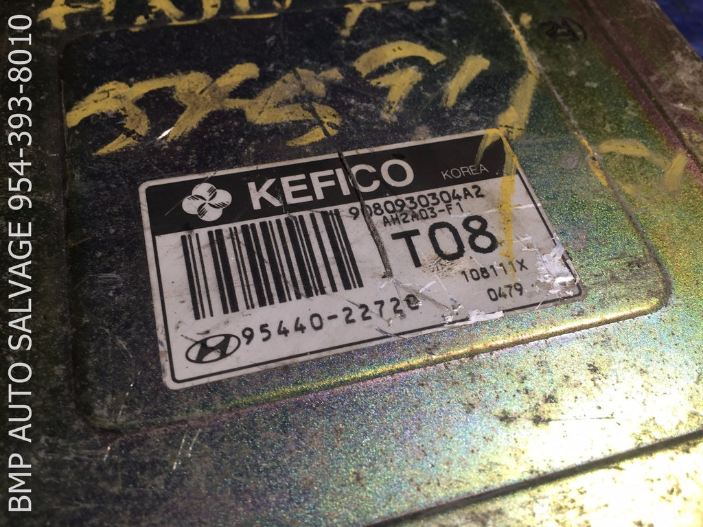OEM 1998 HYUNDAI ACCENT TRANSMISSION COMPUTER 95440 22720 TCM #1112 #VMN81