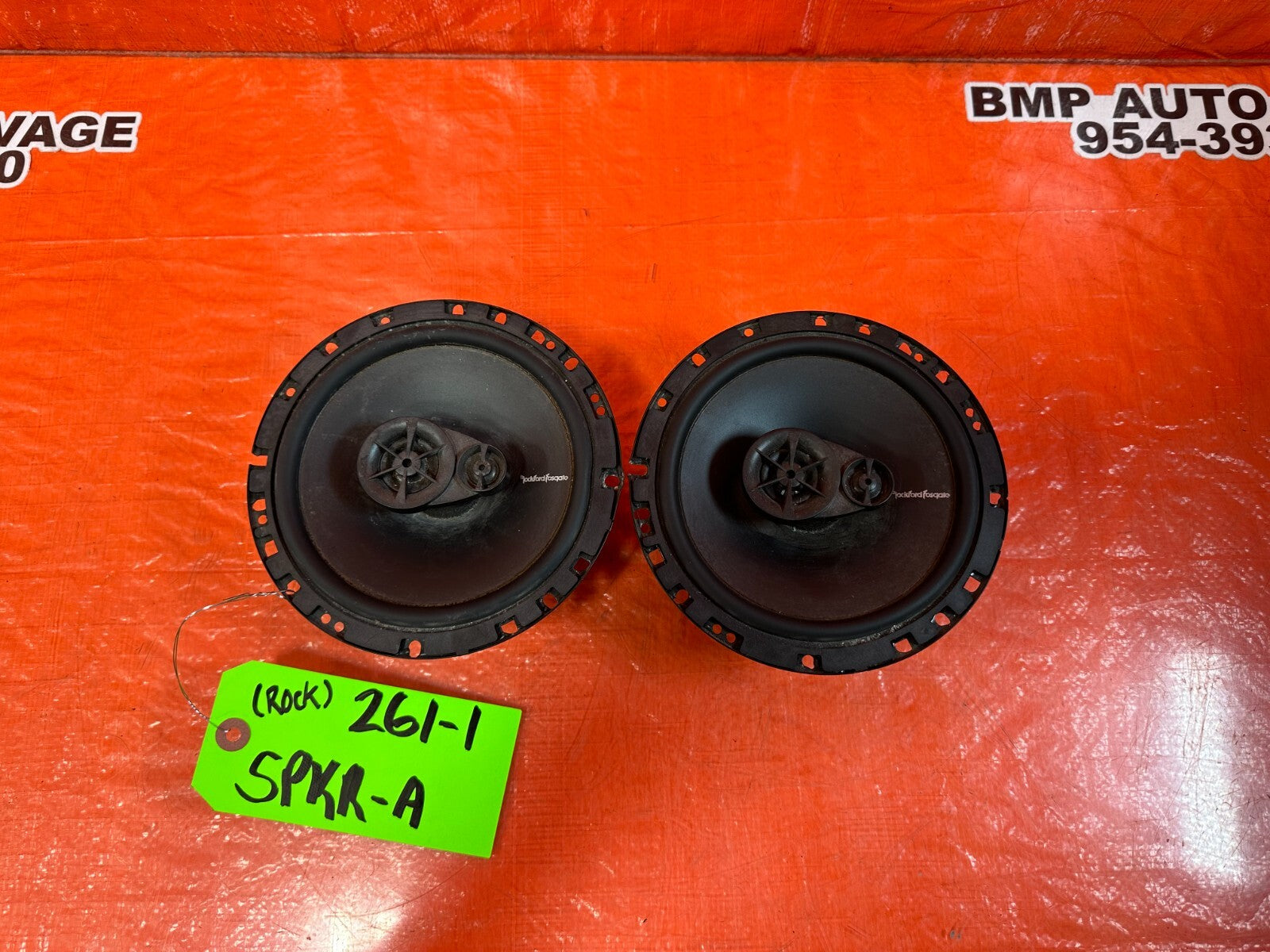 06 11 HONDA CIVIC   ROCKFORD FOSGATE R165X3 SPEAKERS   #2610