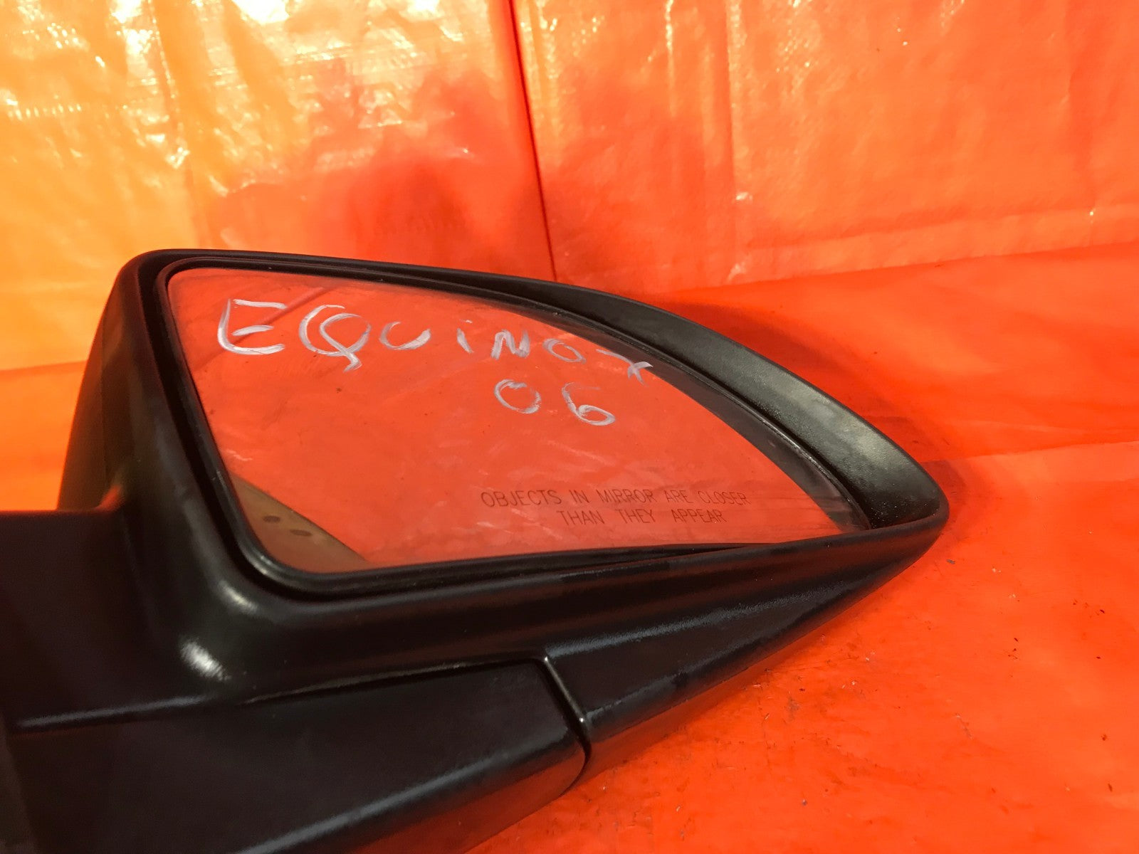 OEM 2006 06 CHEVROLET CHEVY EQUINOX PASSENGER RIGHT SIDE VIEW MIRROR BLACK5