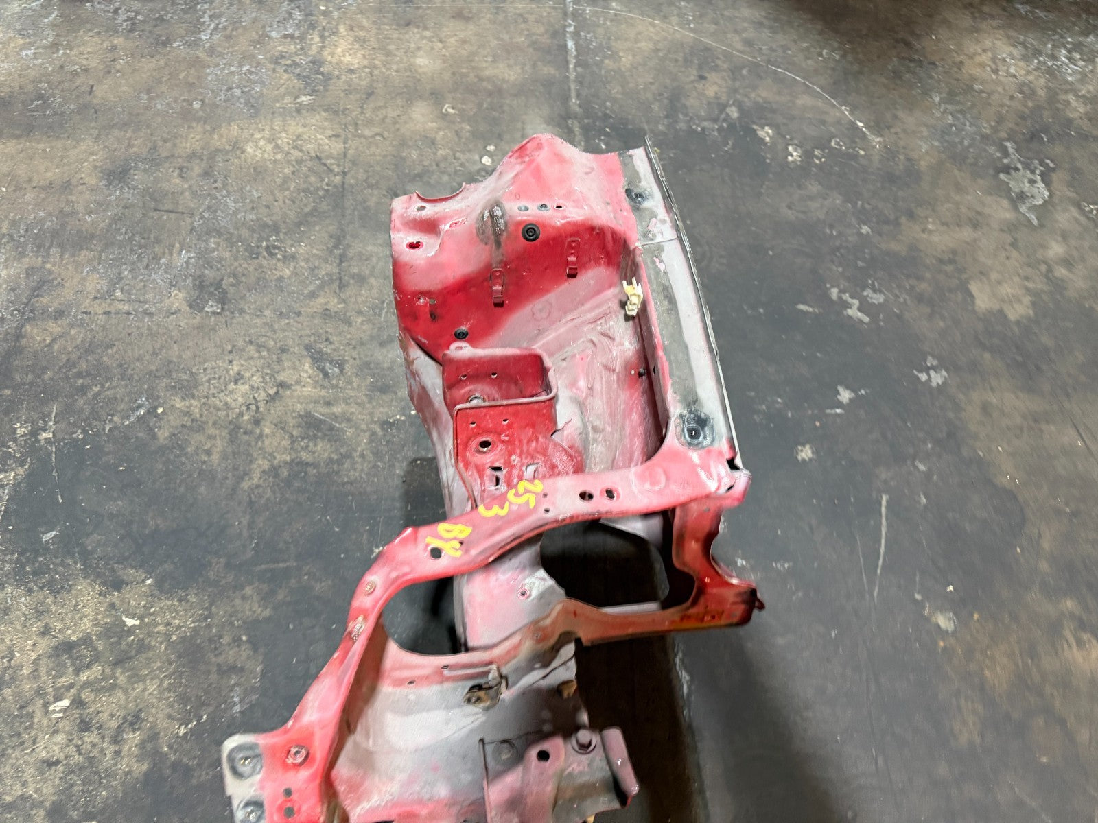 90 91 HONDA CIVIC HATCHBACK   RADIATOR SUPPORT CUT FRONT BULKHEAD    OEM 3253