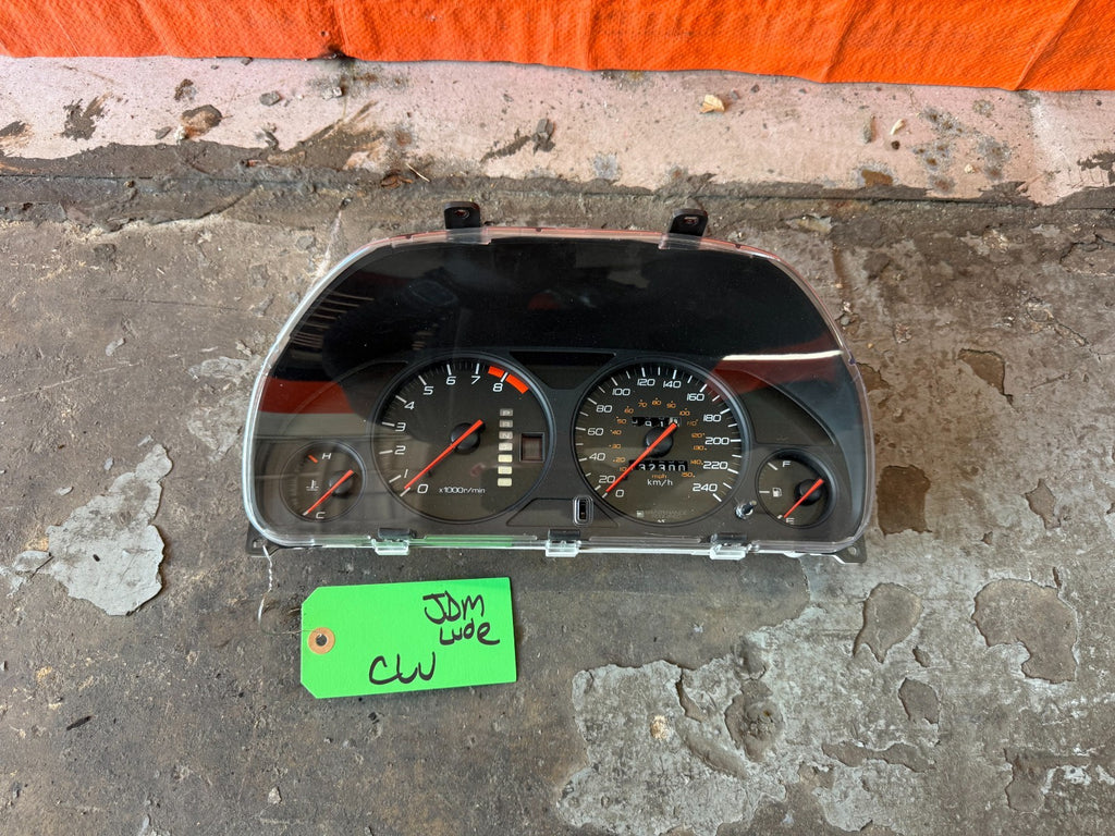 97 01 HONDA PRELUDE   AUTOMATIC INSTRUMENT GAUGE CLUSTER SPEEDOMETER  OEM #LUDE0