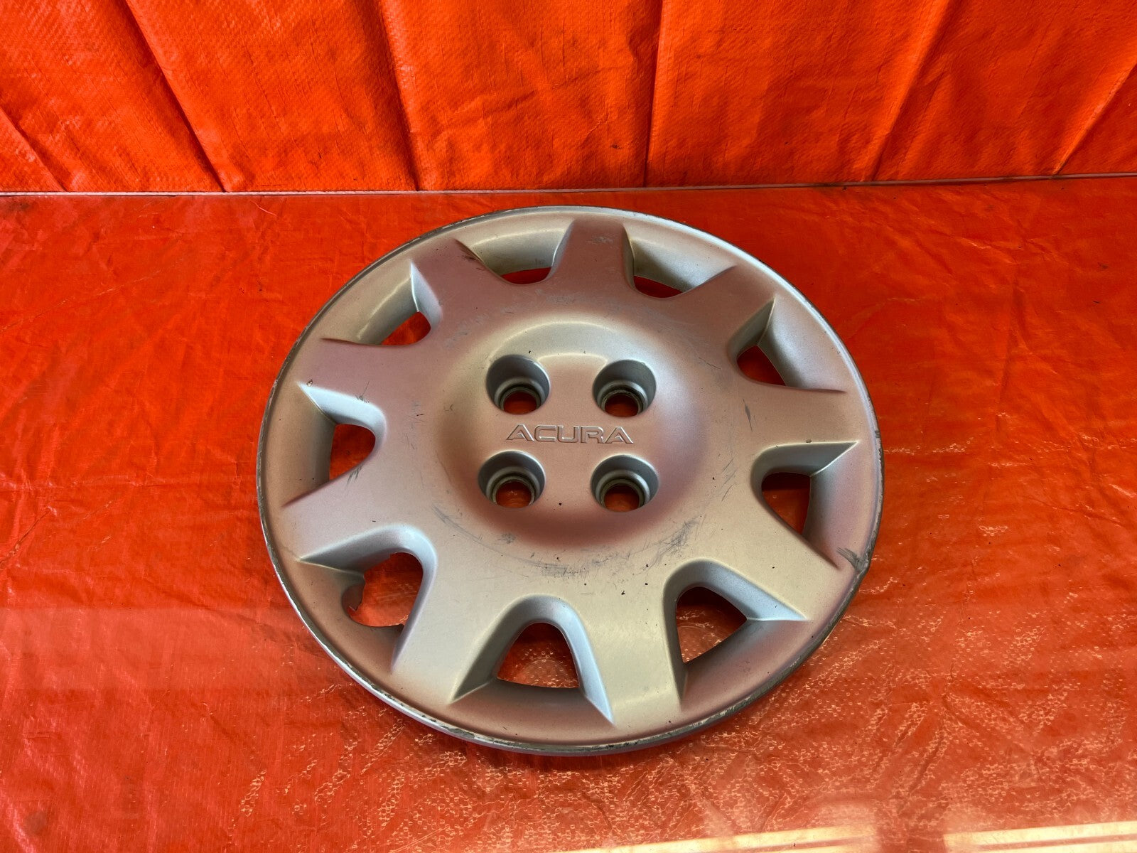 94 01 ACURA INTEGRA   9 SPOKE HUB CAP PLASTIC WHEEL COVER TRIM   OEM #119 10