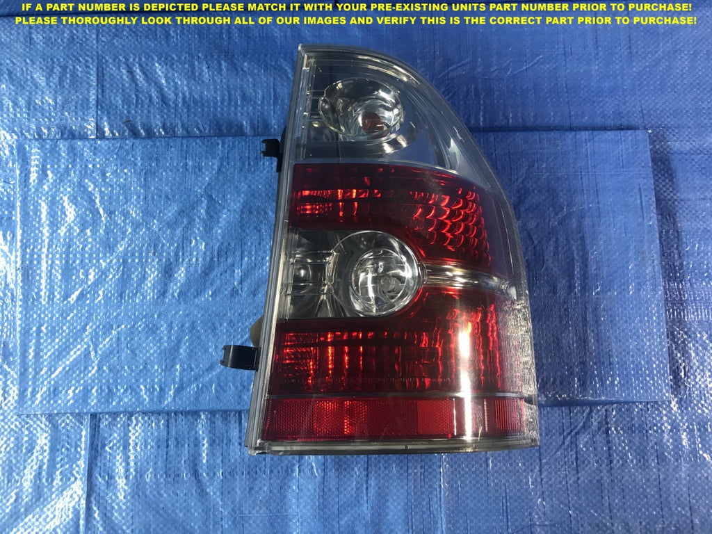 OEM 2004 2005 2006 ACURA MDX PASSENGER RIGHT TAIL LIGHT LAMP R RH0
